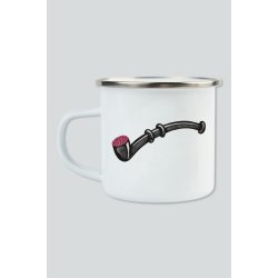 Lakridspibe enamel mug 
