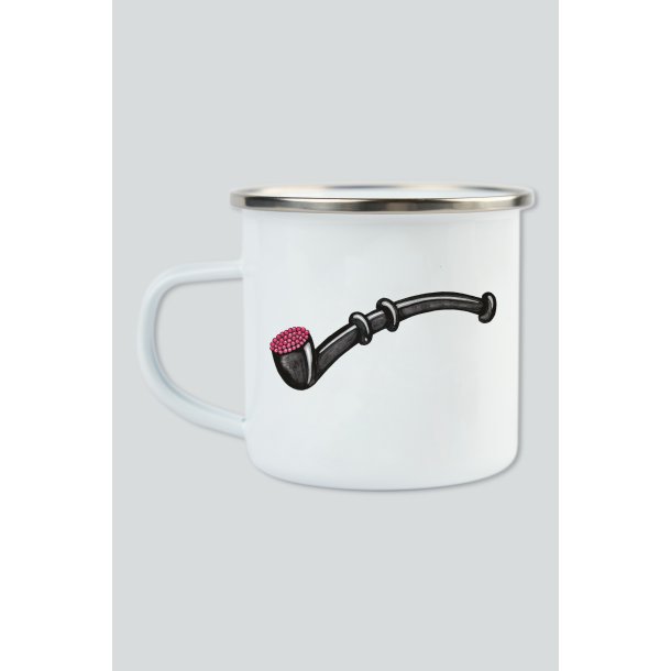 Lakridspibe enamel mug 