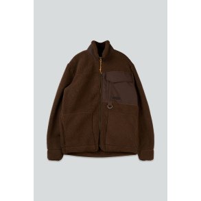Bear sherpa jacket coffee bean 