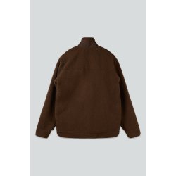 Bear sherpa jacket coffee bean 