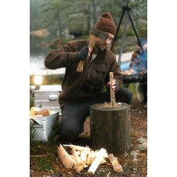 Bear sherpa jacket coffee bean 