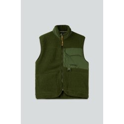 Bear sherpa vest riffle green 