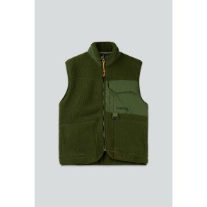 Bear sherpa vest riffle green 