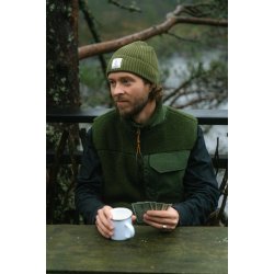 Bear sherpa vest riffle green 