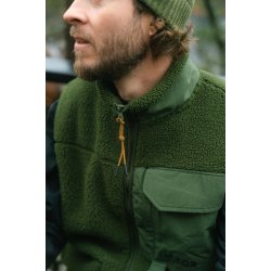 Bear sherpa vest riffle green 