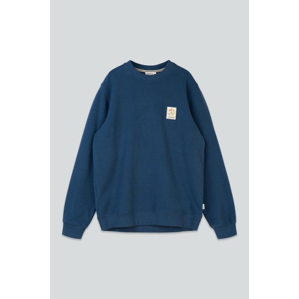 Mushroom trio crewneck insignia blue