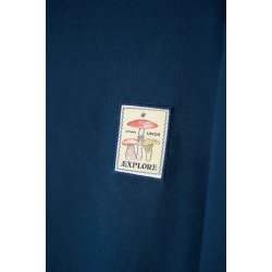 Mushroom trio crewneck insignia blue