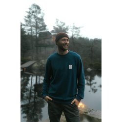 Mushroom trio crewneck insignia blue