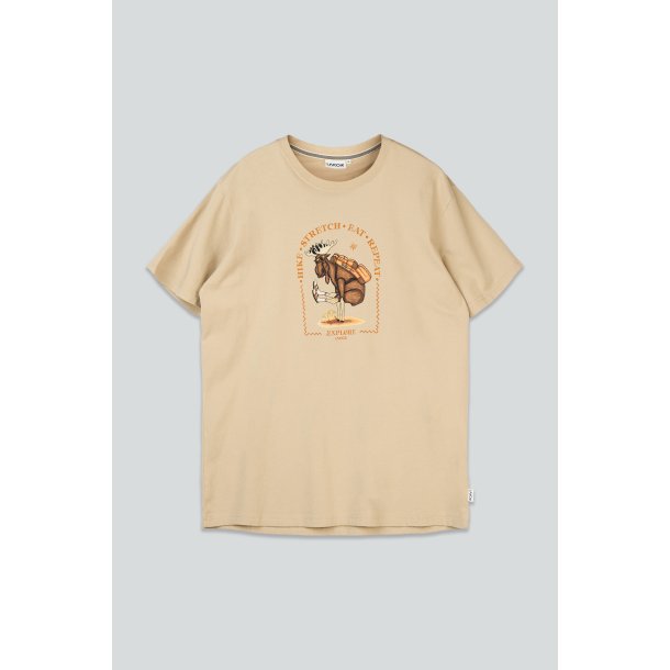 Hike stretch t-shirt white pepper 