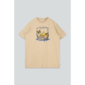 Net fix and chill t-shirt white pepper