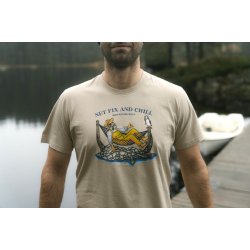 Net fix and chill t-shirt white pepper