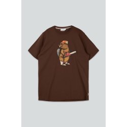 Lazy lumber t-shirt chicory coffee