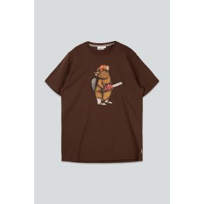 Lazy lumber t-shirt chicory coffee