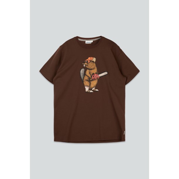 Lazy lumber t-shirt chicory coffee
