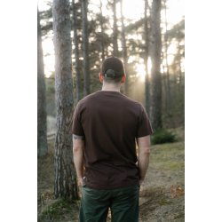 Lazy lumber t-shirt chicory coffee