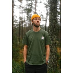 Mushroom forest t-shirt riffle green