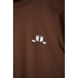 Mini socks &amp; sandals t-shirt chicory coffee 