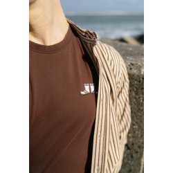 Mini socks &amp; sandals t-shirt chicory coffee 
