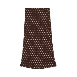 Lady skirt brown dot 