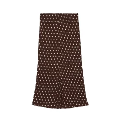 Lady skirt brown dot 
