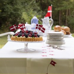 Lagkageflag Dk 5 stk 49904 