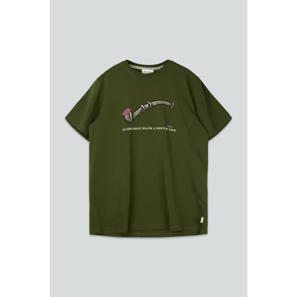 Lakridspibe t-shirt rifle green