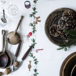 Juledug 140x240cm 37020B