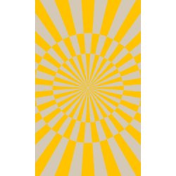 Cirkus dug gul 140x240 cm.