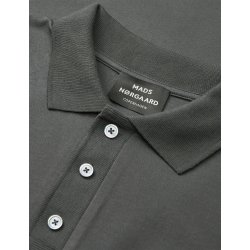 Light terry polo sweat asphalt 