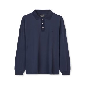 Light terry polo sweat parisian night