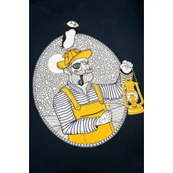 Light the way crewneck blueberry 