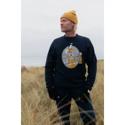 Light the way crewneck blueberry 