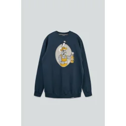 Light the way crewneck blueberry 