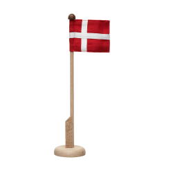 Bordflagstang m flag DK 30 cm
