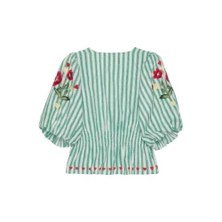 Lotta shirt green stripes 