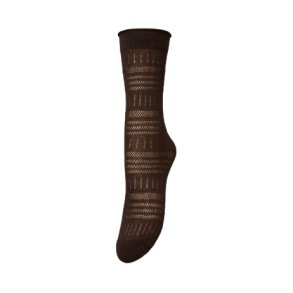 Lucretia wola sock hot fudge brown