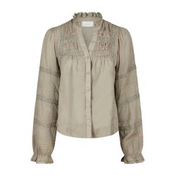 Lyla s voile blouse smoke green 