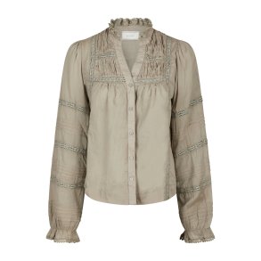 Lyla s voile blouse smoke green 