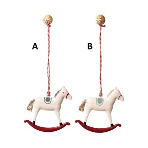 Metal ornament gyngehest 14-0501-00