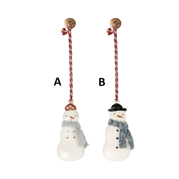 Metal ornament snowman 14-1500-00