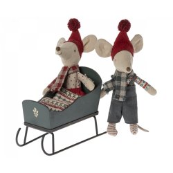 Sleigh, mouse - green