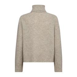 MMAidy thora rollneck knit feather gray