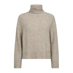 MMAidy thora rollneck knit feather gray