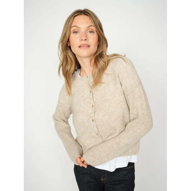 MMAlmine knit cardigan feather grey