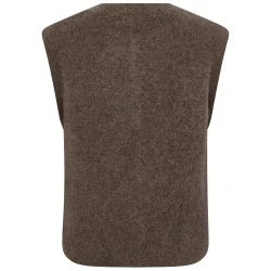 MMAlmine thora knit vest falcon