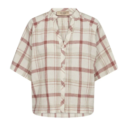 MMAssia Check shirt cowhide