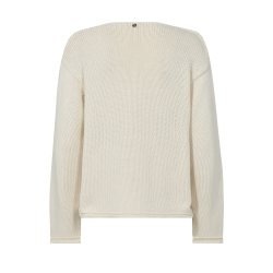 MMBine ls v-neck knit ecru 