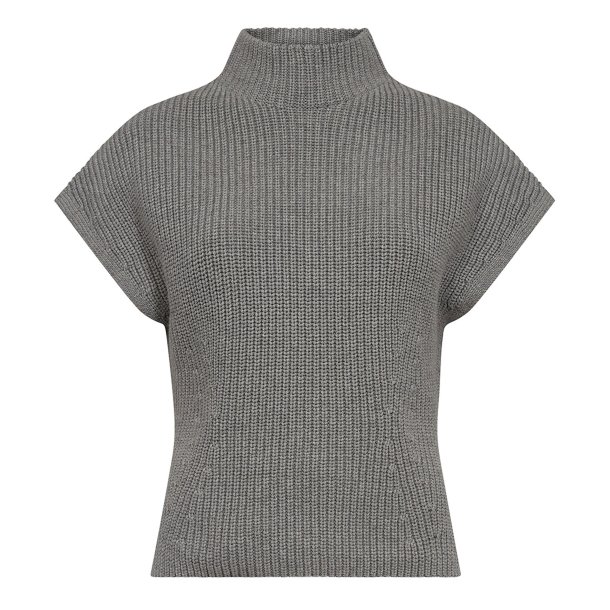 MMBiola bine knit vest grey melange