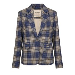 MMBlake chec blazer crown blue 