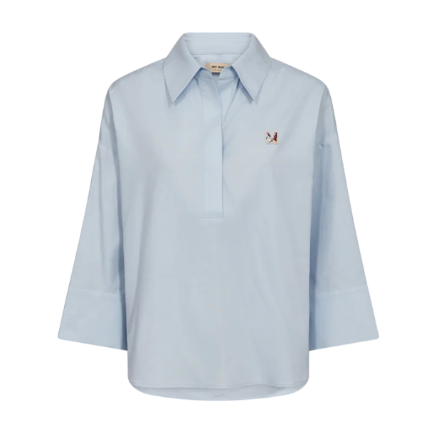 MMBrize cam cotton blouse skyway